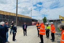 Infrastrukturminister Beermann informiert sich vor Ort 