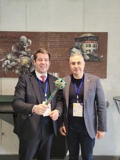 Foto OB und ukrainischer Bürgermeister