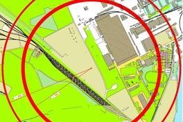 Presseinformation zu einem Bombenfund auf dem ehemaligen Militärgelände der russischen Streitkräfte zwischen Caasmannstraße und Einsteinstraße