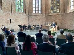 OBerbürgermeister Steffen Scheller hielt anlässlich der Veranstaltung ein Grußwort.