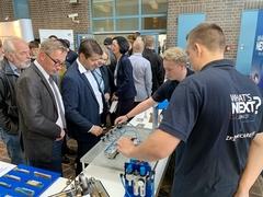 Reges Treiben beim Berufemarkt