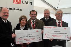 Übergabe Zuglaufschilder