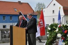 Kränze wurden niedergelegt