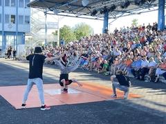 Breakdance-Show zur Eröffnung der Deutschen Meisterschaft