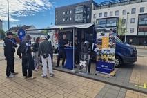 Auch die Polizei war mit einem Stand vertreten