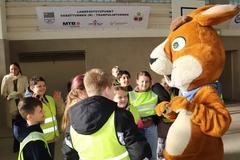 Blicki kam bei den Kindern sehr gut an.