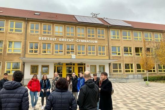 Steffen Scheller besucht Schülervertretung des Bertolt-Brecht-Gymnasiums