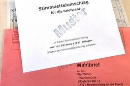 Briefwahlunterlagen müssen rechtzeitig am Ziel sein.