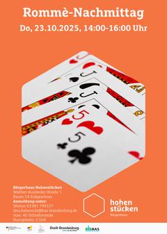 Vorlage_HS_Plakat_A4 Veranstaltungsplakat für den Rommé-Nachmittag