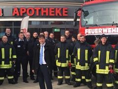 Ehrenamtsbahn mit Feuerwehr eingeweiht