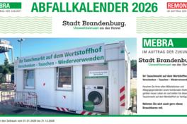 Vorblatt des neuen Abfallkalenders