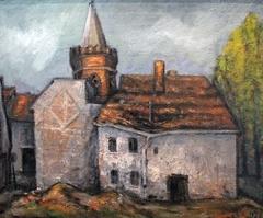 Abrissecke, Öl auf Hartfaser, W. Schwarz 1986