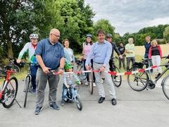 Radweg Klein Kreutz – Saaringen offiziell eingeweiht