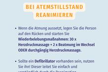 Bei Atemstillstand reanimieren.