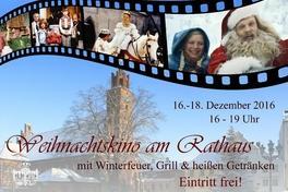 Weihnachtskino am 4. Adventswochenende am Altstädtischen Rathaus 