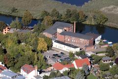 Die Neustädtische Mühlentorstraße aus der Luftperspektive.