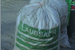Laubsackabholung 