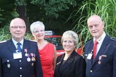 Gerhard Wetter, Frau Wetter, Oberbürgermeisterin Dr. Dietlind Tiemann, Wolfgang Reitsch