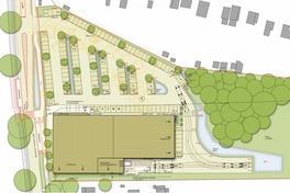 Lageplan des EDEKA-Marktes an der Ziesarer Landstraße