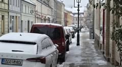 Dieser Gehweg in der Bäckerstraße scheint passierbar. Mit glatten Stellen ist bei der aktuellen Wetterlage dennoch zu rechnen.