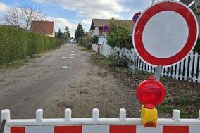 Der Rüsternweg ist in schlechtem Zustand.