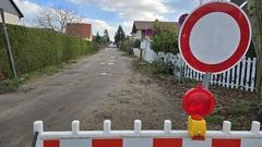 Der Rüsternweg ist in schlechtem Zustand.