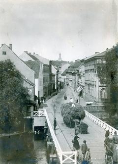 Lange Brücke und Ritterstraße um 1890