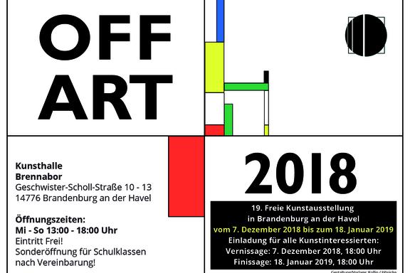 19. Freie Kunstausstellung OFF ART 2018 StadtLandschaften Brandenburg an der Havel