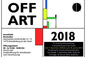 19. Freie Kunstausstellung OFF ART 2018 StadtLandschaften Brandenburg an der Havel