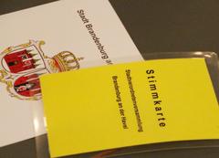 Stimmkarten der Stadtverordneten