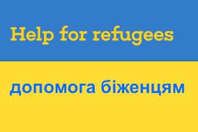 Help for refugees / допомога біженцям / Hilfe für Flüchtlinge