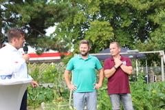 OB Scheller bei seiner Eröffnungsrede.