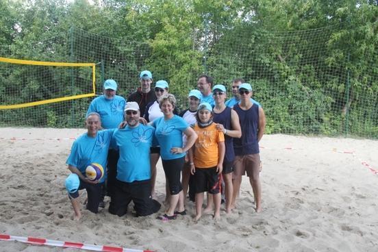 BUGA-Bürgermeister spielen Volleyball