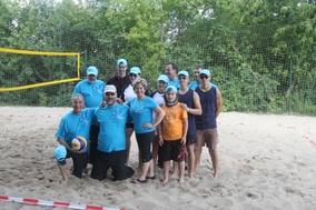 BUGA-Bürgermeister spielen Volleyball
