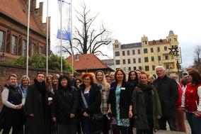 Am Altstädtischen Rathaus wurde die Fahne gehisst