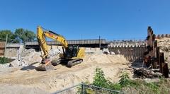 Die große Berücken-Baustelle in der Potsdamer Straße.