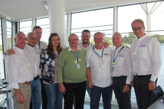 Geschafft! Die EM-Organisatoren vor Ort und Vertreter des Europäischen Drachenbootverbandes freuen sich über die gelungenen Titelkämpfe.