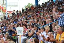 Blick auf die Besucher.