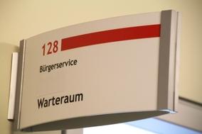 Anzeige Warteraum