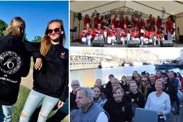 Die Brandenburger Schalmeien in der Partnerstadt Ballerup.