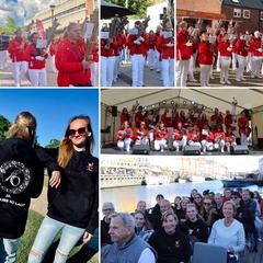 Die Brandenburger Schalmeien in der Partnerstadt Ballerup.