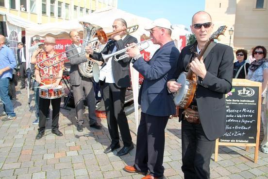 Brass Band des Brandenburger Theaters sorgt für Unterhaltung