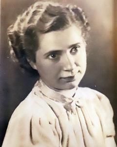 Meta Altenkrüger als junge Frau.