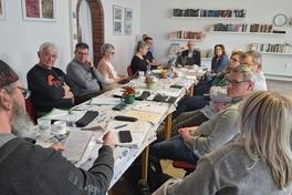 Erstmals trafen sich die Ortsvorsteher mit dem OB und Vertretern der Stadtverwaltung im Bürgerhaus Plaue.