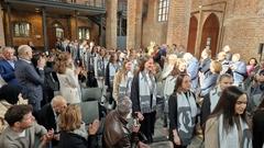 Einzug der Studierenden.