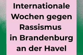 Flyer für die Internationalen Wochen gegen Rassismus