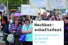 Nachbarschaftsfest im Bürgerhaus Hohenstücken