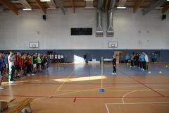 Oberbürgermeisterin Dr. Dietlind Tiemann begrüßt die Oberstufenzentren zum 10. Landesfinale.