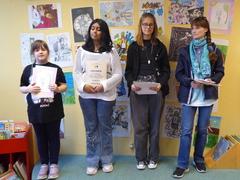 Die 2. Platzierten von links nach rechts Joulina, Amina, Lisa Marie und Michelle