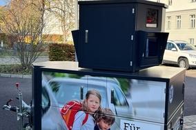 Beigeordnete Susanne Fischer gab Startschuss für den Einsatz des Enforcement Trailer Semistation zur Erhöhung der Verkehrssicherheit
